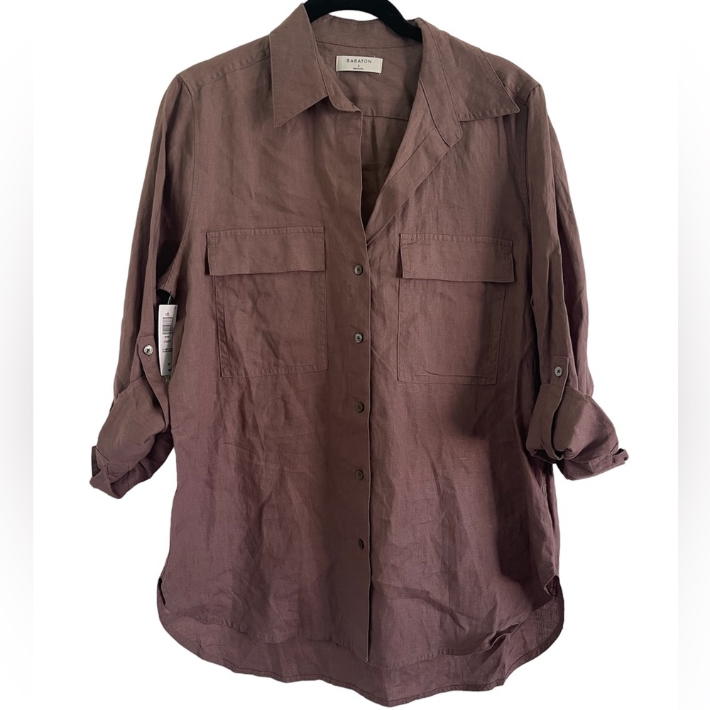 NWT Aritzia Babaton Utility Shirt Size Small